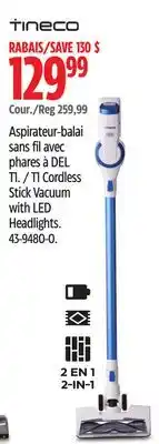 Canadian Tire Tineco T1 Cordless Stick Vacuum with LED Headlights offer