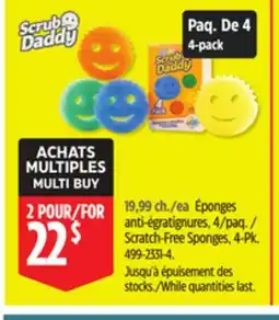 Canadian Tire Scrub Daddy Scratch-Free Sponges, 4-Pk offer