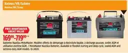 Canadian Tire MotoMaster Nautilus Batteries offer