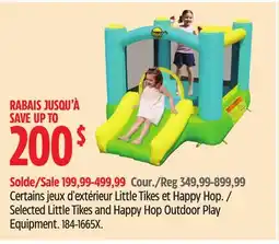 Canadian Tire Selected Little Tikes and Happy Hop Outdoor Play Equipment offer