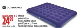 Canadian Tire Outbound Queen Single-High Flocked Air Bed offer