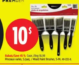 Canadian Tire Premier Mixed Paint Brushes offer