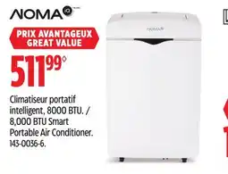 Canadian Tire NOMA 8,000 BTU Smart Portable Air Conditioner offer