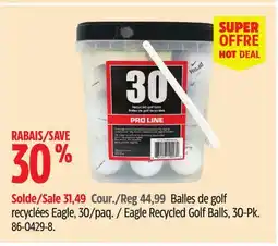 Canadian Tire Eagle Recycled Golf Balls offer