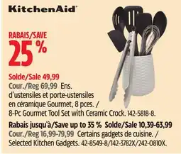 Canadian Tire 8-Pc Gourmet Tool Set with Ceramic Crock offer