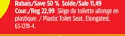 Canadian Tire Danze Plastic Toilet Seat, Elongated offer