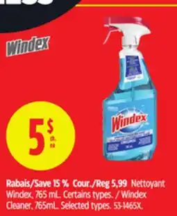 Canadian Tire Windex Cleaner offer