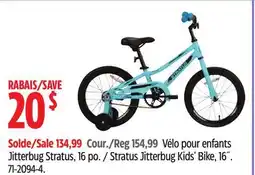 Canadian Tire Stratus Jitterbug Kids' Bike offer
