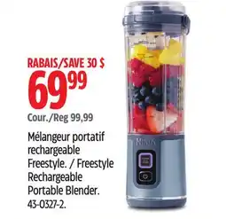 Canadian Tire Ninja Freestyle Rechargeable Portable Blender offer