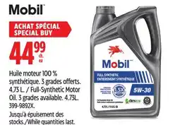 Canadian Tire Mobil Full-Synthetic Motor Oil offer