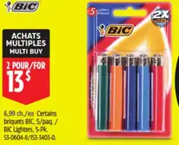 Canadian Tire BIC Lighters, 5-Pk offer
