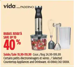 Canadian Tire Selected Vida Countertop Appliances and Drinkware offer