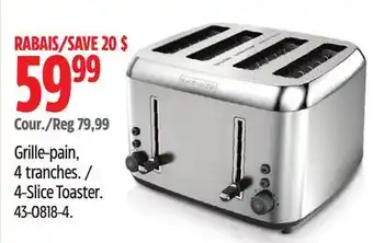 Canadian Tire BLACK+DECKER 4-Slice Toaster offer