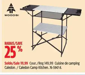 Canadian Tire WOODS Caledon Camp Kitchen offer