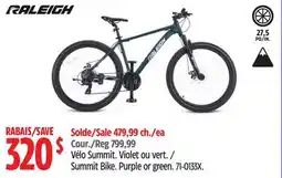 Canadian Tire RALEIGH Summit Bike offer