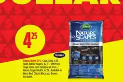Canadian Tire Scotts Nature Scapes Mulch, 42.5L. Available in Sierra Red, Classic Black and Brown offer