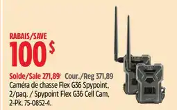 Canadian Tire Spypoint Flex G36 Cell Cam, 2-Pk offer