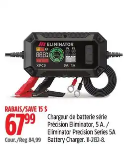 Canadian Tire Motomaster Eliminator Precision Series 5A Battery Charger offer