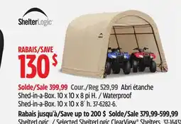 Canadian Tire Selected ShelterLogic ClearView Shelters offer
