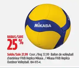 Canadian Tire Mikasa FIVB Replica Outdoor Volleyball offer