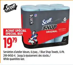 Canadian Tire Scott Blue Shop Towels offer