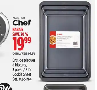 Canadian Tire Master Chef 3-Pc Cookie Sheet Set offer