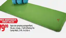 Canadian Tire Tapis de camping autogonflant, 1½ po, 2/paquet offer