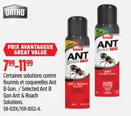Canadian Tire Ortho Selected Ant B Gon Ant & Roach Solutions offer