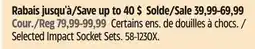 Canadian Tire Maximum Selected Impact Socket Sets offer