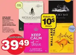 Marches Tradition WALLAROO TRAIL, KEEP CALM NICOLAS LALOUX OR SMOKY BAY WHITE OR RED WINE offer