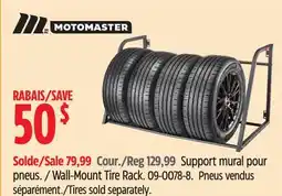 Canadian Tire Motomaster Wall-Mount Tire Rack offer