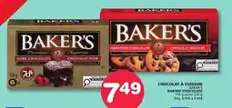 Marches Tradition BAKER'S BAKING CHOCOLATE offer