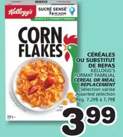 Marches Tradition KELLOGG'S CEREAL OR MEAL REPLACEMENT offer