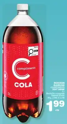 Marches Tradition COMPLIMENTS SOFT DRINK offer