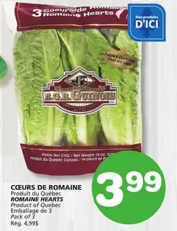 Marches Tradition ROMAINE HEARTS offer