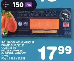 Marches Tradition VASCO & CO FROZEN SMOKED ATLANTIC SALMON offer