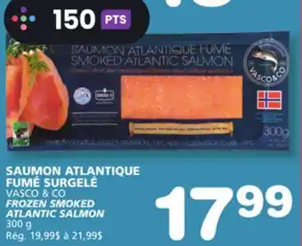 Marches Tradition VASCO & CO FROZEN SMOKED ATLANTIC SALMON offer