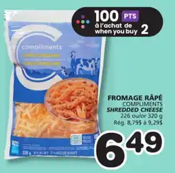 Marches Tradition COMPLIMENTS SHREDDED CHEESE offer
