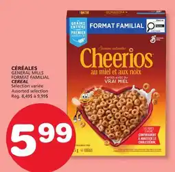 Marches Tradition GENERAL MILLS FORMAT FAMILIAL CEREAL offer