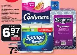 Marches Tradition SPONGE TOWELS, SCOTTIES, CASHMERE PAPER TOWELS, FACIAL TISSUES OR BATHROOM TISSUE offer
