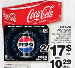 Marches Tradition PEPSI OR COCA-COLA offer