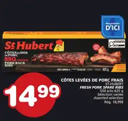 Marches Tradition ST-HUBERT FRESH PORK SPARE RIBS offer