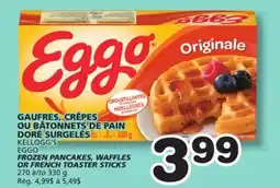 Marches Tradition KELLOGG'S EGGO FROZEN PANCAKES, WAFFLES OR FRENCH TOASTER STICKS offer