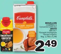 Marches Tradition CAMPBELL'S BROTH offer