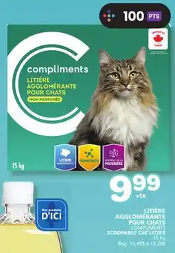Marches Tradition COMPLIMENTS SCOOPABLE CAT LITTER offer
