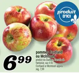 Marché Richelieu POMMES CORTLAND OU MCINTOSH | CORTLAND OR MCINTOSH APPLES offer