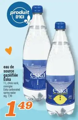 Marché Richelieu EAU DE SOURCE GAZÉIFIÉE ESKA | ESKA CARBONATED SPRING WATER offer