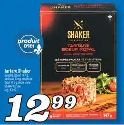 Marché Richelieu tartare Shaker | Shaker tartare offer