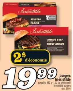 Marché Richelieu BURGERS IRRÉSISTIBLE | IRRÉSISTIBLE BURGERS offer