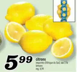 Marché Richelieu citrons | lemons offer